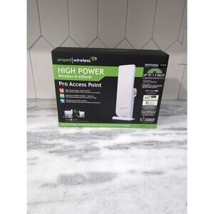 Amped AP600EX, Pro Wireless Access Point, 1.5 Mi Range 600mW Wireless Networking